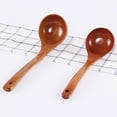 thumbnail image 4 of PLGEBR Soup Ladle Japanese Solid Wood Soup Ladle Long Handle Hot Pot Spoon Kitchen Cooking Utensil, 4 of 7