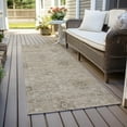 thumbnail image 6 of Addison Rugs Chantille Indoor/Outdoor Transitional Floral Khaki Washable Runner Rug, 2'3" x 7'6", 6 of 6