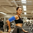 thumbnail image 4 of FESTFENDS Lightweight Blue Phone Armband for Exercise Adjustable Strap with Convenient Storage Pouch, 4 of 6