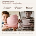 thumbnail image 3 of 12-   Dinnerware Set for 4, Lightweight Porcelain Round Plates and Bowls Set, Durable Scratch Resistant Ceramic Dinner Set, Microwave & Dishwasher Safe,, 3 of 6