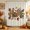 Ochre, Olive, Brown, Orange, variant on Thanksgiving Fall Shower Curtain, Waterproof Shower Curtains for Bathroom, Autumn Harvest Pumpkin Maple Herbs Washable Fabric Bathtub Curtain Set Bath Decor with 12 Hooks Stall 36"x72"