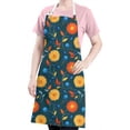 thumbnail image 5 of Pioneer Flower Floral Print Pattern Apron for Women and Men, Cotton Linen Waterproof with Pockets, Adjustable, 33x27 Inch for Kitchen, Gardening, BBQ, Salon, 5 of 6