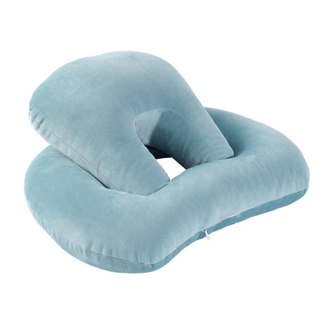 Almohada Explosions para aliviar el dolor de espalda, soporte para oficina, asiento de escritorio para , marino Zulema almohada para la siesta del cuello del escritorio