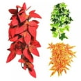 thumbnail image 4 of Artificial Reptile Plants Two-color Starry Rattan Amphibian Hanging Plants Decorations for Hermit Crab Lizards Geckos Snake, 4 of 6