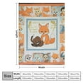 thumbnail image 4 of Nawypu Fox Blanket Cartoon Foxes Throw Blankets for Girls Super Soft Flannel Cozy Blankets Warm Lightweight Cute Animal Blanket for Sofa Couch Bed Gift for Kids Adults, 4 of 6