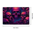 thumbnail image 2 of Shaggy Area Rug, Purple-Red Skull Rugs for Living Room Bedroom Non Slip Door Mat Indoor Carpet Machine Washable Nursery Home Decor Floor Mats for Entryway 60x39in, 2 of 5