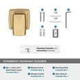 thumbnail image 6 of Amerock Revitalize Champagne Bronze Single Prong Robe Hook, 6 of 9