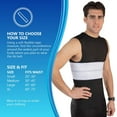 thumbnail image 7 of NYOrtho Elastic Rib Brace Medical Wrap Post-Surgery Compression Garment, Male 30”-45”, 7 of 7