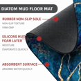 thumbnail image 2 of Diatomaceous Earth Bath Mat,Purple, Gold and Blue Marble Non-Slip Volume Super Absorbent Fast Drying for Bathroom Kitchen Door mat,Eco-Friendly Easy to Clean, 2 of 10