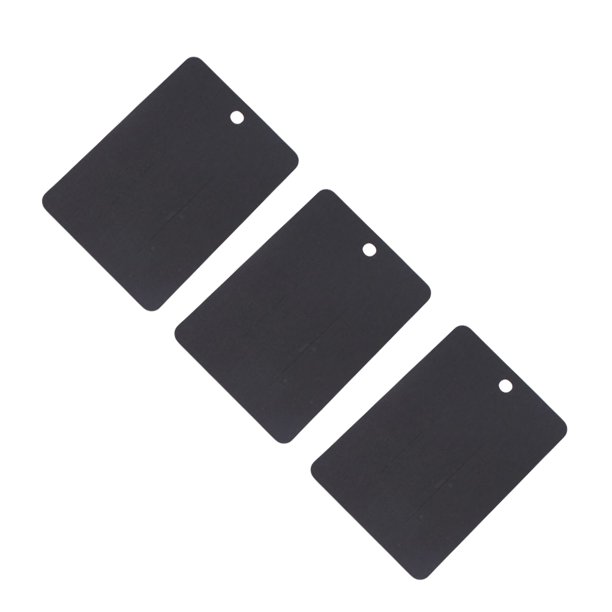 sweethay 100 Uds tarjetas de exhibición hechas a mano con pinzas para el pelo de amor papel joyería horquilla Kraft tarjeta garra accesorio Ropa, zapatos y accesorios Miscelánea Negro 7*10cm