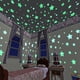 thumbnail image 2 of Pegatinas de pared de estrella y luna 3D que brillan en la oscuridad, almacenamiento de energía, Arte de la pared Decoración luminosa fluorescente, decoración para sala de estar para niños Tan Jianjun unisex, 2 of 2