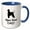 Blue/White, variant on 3drose, Afghan Hound Dog Dad, 11oz Magic Transforming Mug
