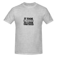 thumbnail image 5 of 65 Years Old Birthday Men'S Basic Short Sleeve T-Shirt Gray Medium, 5 of 5
