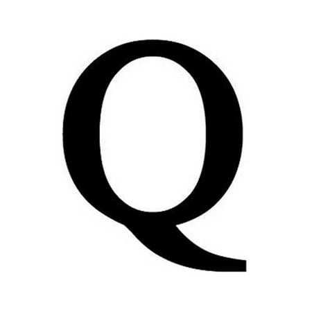 Village Wrought Iron LET-Q-M Letter Q Medium - Walmart.com ...