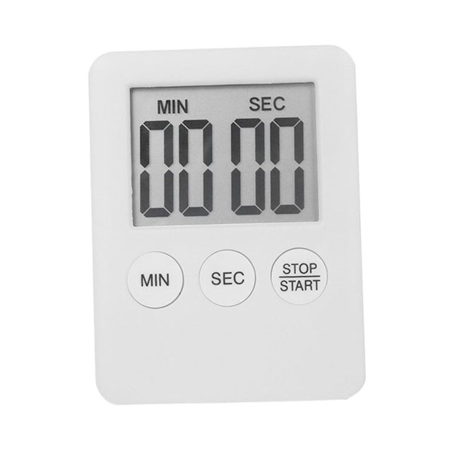 Digital gran cocina temporizador de cocina hacia abajo reloj blanco Sharpla Temporizador de cocina