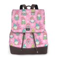 thumbnail image 1 of Easygdp pink Holiday Joy Mochila de Cuero para Mujeres, Bolso de Hombro, Bolsos de Mano de Moda para Trabajo y Viajes, 1 of 4