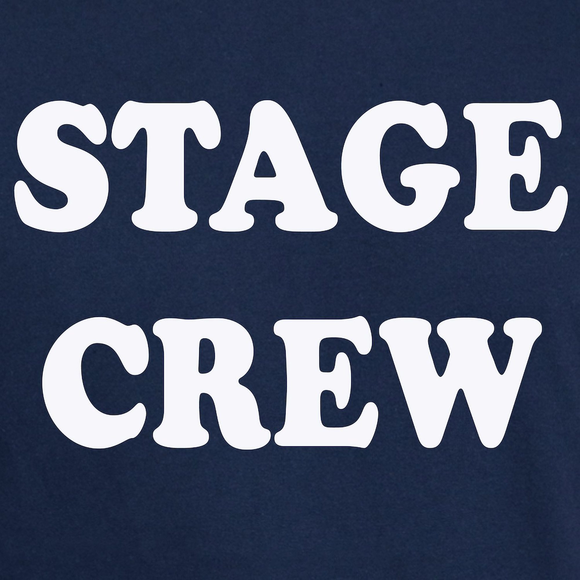 CafePress - Stage Crew White T Shirt - 100% Cotton T-Shirt - image 3 of 4