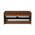 thumbnail image 4 of Fresca Mezzo 48" Teak Wall Hung Modern Bathroom Cabinet, 4 of 4