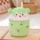 thumbnail image 3 of Oso de peluche de dibujos animados Kawaii, almohada en forma de taza de té de burbujas, juguetes de peluche, cojín trasero suave relleno de la vida Real, divertido regalo de comida Boba, 3 of 5