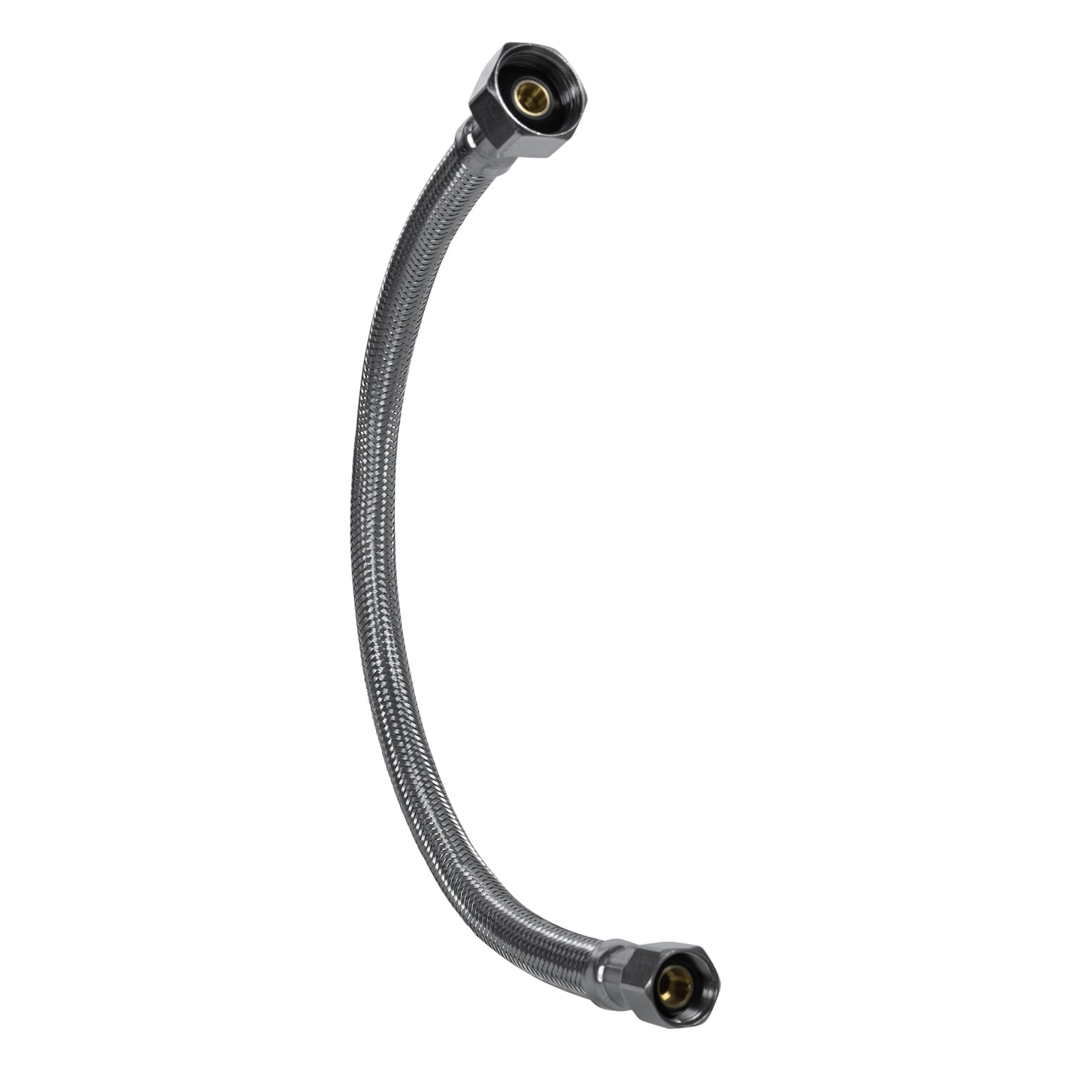Certified Appliance Accessories Braided Stainless Steel Faucet Supply Line, 3/8" Female Compression x 1/2" FIP (30"), FC30