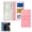 pink, variant on PU Leather Multi-Function Travel Document Organizer – Large Capacity Passport Holder, Card Wallet & Ticket Pouch for Men Women(pink)