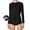 Black, variant on Women's UPF 50+ Workout Shirts Long Sleeve Atheltic T-Shirt Quick Dry Rash Guard Swim Tops