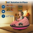 thumbnail image 3 of CazToi  Baby Bumper Car with Remote Control 12V 360° Spin Electric Ride On Toy, 3 of 8