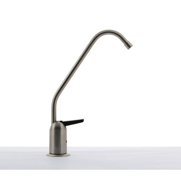 Hydronix LF-BLRAG-BN Long Reach RO Reverse Osmosis or Filtered Water Faucet, Lead Free, Brushed Nickel w/ Air Gap