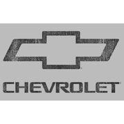Men's General Motors Distressed Chevrolet Logo Pull Over Hoodie Athletic Heather Large