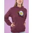 thumbnail image 2 of Stay Wild Big Daisy Hoodie Women -Image by Shutterstock, Female 5X-Large, 2 of 4