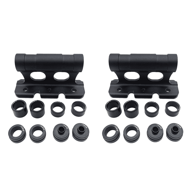 2X Bike Fork Mount Quick Release Thru Axle Carrier Front Fork Block Car Roof Rack Support Bicycle Stand Holder Parts