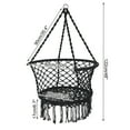 thumbnail image 4 of BigSave Macrame Hanging Hammock Chair, Indoor & Outdoor Swing Chairs, Use Balcony, Patio, Hallway, Garden, Beige, 4 of 8
