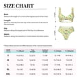 thumbnail image 6 of Wukai St Patrick's Day1 Women's Bikini Set Two Piece,wimsuit High Waisted V Neck Twist Front Adjustable Spaghetti Straps Bathing Suit-Large, 6 of 7