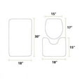 thumbnail image 3 of WEXIA 3 Pcs Set Soft Bath Rugs for Bathroom Non-Slip Absorbent Floor Mats Machine Washable, 3 of 4