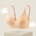 thumbnail image 2 of Yesbay Women Bra Adjustable Shoulder Strap Full Coverage Wire-free Back Buckle Clousre 3/4 Foam Cup Daily Sport Commuting Bra, 2 of 8
