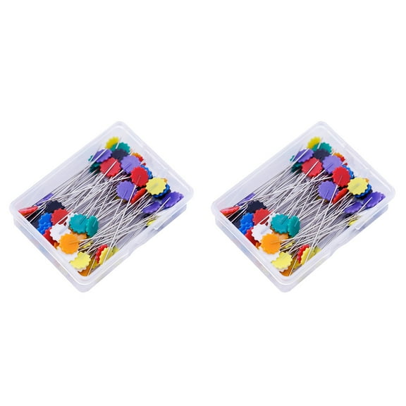 2 PCS Flat Head Pins Sewing Sewing Pin Sewing Accessories Quilting Tools M
