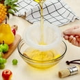 thumbnail image 4 of 4 Pieces 200 Mesh Filter Food Filter Strainer Sieve Fine Mesh Nylon Mesh Colander Plastic Mesh Sieve for Filtering Yogurt Juice Milk Honey 5 Inch Kitchen Funnels, 4 of 5