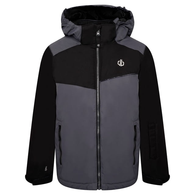 Dare 2B - Chaqueta de Esquí Cheerful para Niños/Niñas (Negro, Gris Tormenta Oscuro) Dare 2B UTRG6226_blackdarkstormgrey