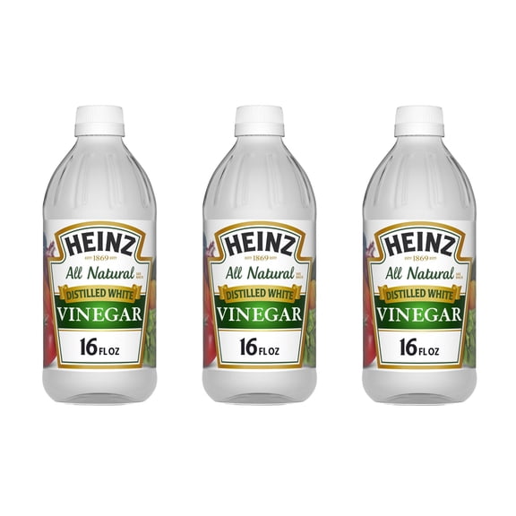 Heinz Distilled White Vinegar, 16 Fl Oz (Pack of 3)