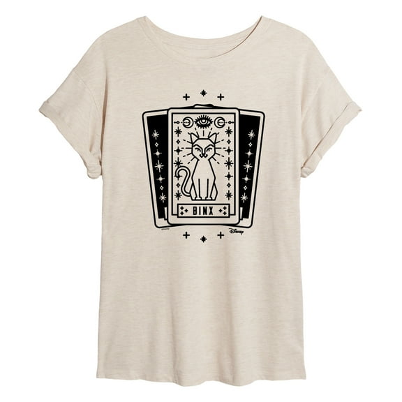 Hocus Pocus - Binx Tarot - Women's Oversized Graphic T-Shirt
