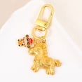 thumbnail image 4 of Horse Keychain, Golden Charm Key Ring, Year of The Horse 2026 Gifts, Luck Blessing Pendant, Golden Pendant Keychain, New Year Keychain, Festive Charm Pendant for Keys Car Bag Hanging Decor, 4 of 7