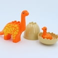 thumbnail image 2 of Bloques de construcción granulares grandes, animales, tigre, panda, león, mono, escena de combinación gratuita, accesorios de plástico, 2 of 6