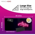 thumbnail image 4 of Large Mouse Pad Desk Mat Protector Keyboard Pad Desktop Office School Decor Big Extended Quote Computer Accessories Mousepad Good Vibes Only Inspiration Work, 4 of 5