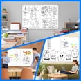 thumbnail image 4 of JILhome 72" x 39" Foldable White Board, 6' x 3' Magnetic Dry Erase Board, Large Marker Board with Marker Tray for Office, Home, School, Kitchen, Silver Aluminum Frame, 4 of 7