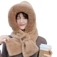 thumbnail image 2 of Women's Soft Faux Fur Infinity Scarf & Infinity Hood Scarf Head Scarf Wrap, 2 of 8
