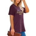 thumbnail image 2 of XCHQRTI Women Dragonfly Tshirt Plus Size Short Sleeves Graphic Casual Loose Tee Tops, 2 of 6