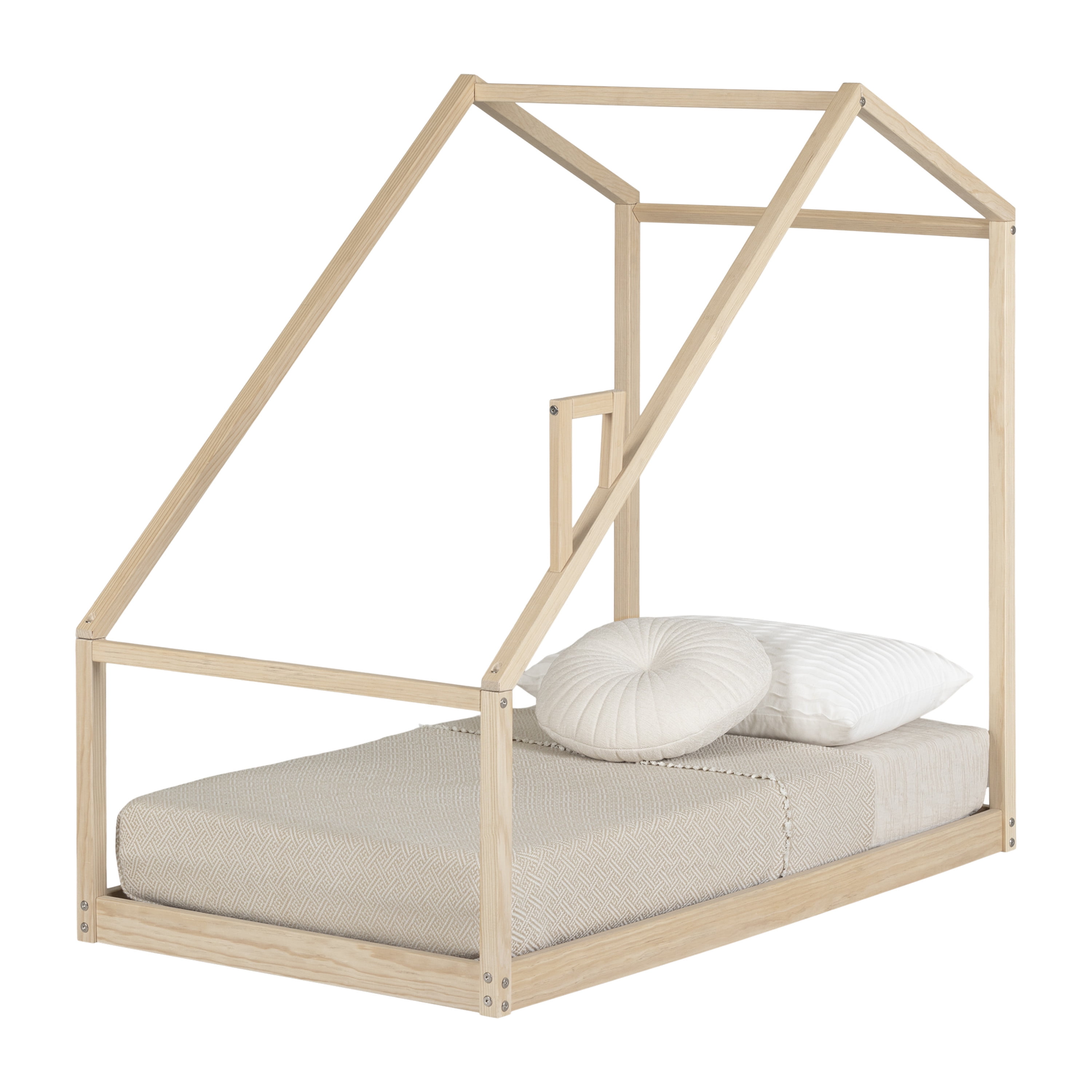 South Shore Sweedi, Scandinavian Bed, Toddler Beige