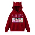 thumbnail image 1 of pop Huntrix Print Cat Ears Hoodie with De-mon Sweatshirt S-aja Movie Fashion Streetwear Long Sleeve Print Soft Sweatshirt XL, 1 of 4