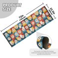 thumbnail image 5 of Yayeee Runner Rug for Bedroom 2'x6' Machine Washable Hallway Non Slip Mat, Yellow Checkered Daisy, 5 of 8