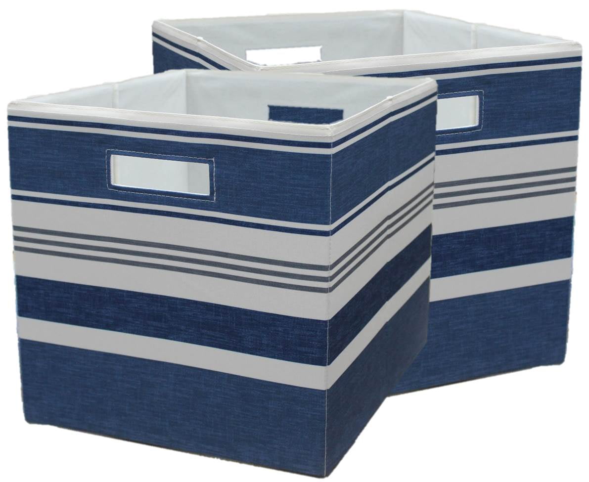 Better Homes & Gardens Fabric Cube Storage Bins (12.75" x 12.75"), Set